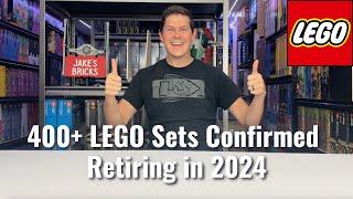 400+ LEGO Sets Confirmed Retiring in 2024