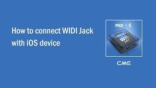 How to connect WIDI Jack with iOS device【日本語字幕】