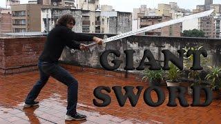 Fencing with giant sword!