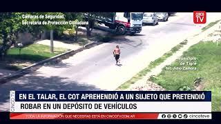 CINCO TV - En el Talar, el COT aprehendió a un sujeto que pretendió robar