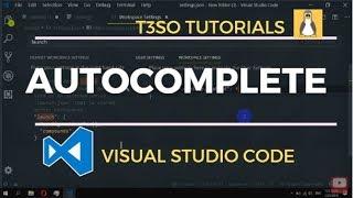 IntelliSense Autocomplete for JavaScript in Visual Studio Code