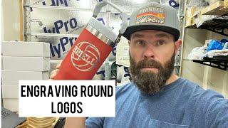 Engraving Round Logos and Fighting the Egg Shape