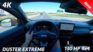 Dacia Duster Extreme 4x4 2024 POV Test drive 4K (130 HP, 6-speed manual)
