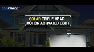 Model 82130 Solar Triple Head Motion Activated Light