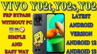 Vivo Y02 Frp Bypass Android 12 | Vivo Y02s Frp Byass Android 12 | Vivo Y02t Frp Bypass Android 13