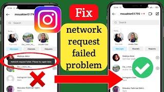 How to fix Instagram network request failed please try again later-2024