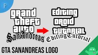 Cara membuat logo seperti game gta sanandreas! Mudah! #PixelLab tutorial 2