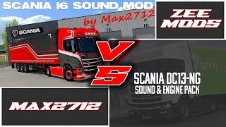 The BIG Comparison! | Scania NG I6 sound mod by Max2712 VS Scania DC13-NG sound mod by Zeemod