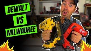 Nailer showdown! Dewalt vs Milwaukee