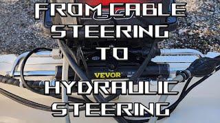 Installing Vevor Hydraulic Steering Kit in a Outboard Boat - DIY Guide