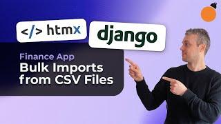 Django & HTMX - importing CSV files with django-import-export