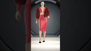 A Runway catwalk Animation using #clo3d  [001]