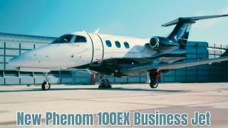 Redesigned.| Flying Capacity at 41,000 feet (12,497 meters) | New Phenom 100EX Business Jet