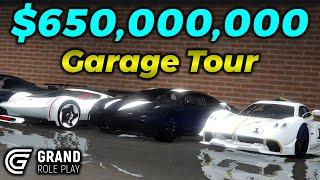 $650,000,000 Garage Tour in Grand RP!!