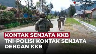 Detik-Detik TNI-Polri Kontak Tembak dengan KKB, Satu DPO Tewas | OneNews Update