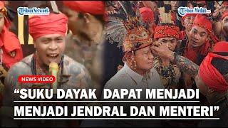 BLAK BLAKAN Panglima Jilah di Hadapan Prabowo Ingin Ada Jendral dan Menteri Dari Suku Dayak