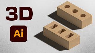 How to Create Realistic 3D Bricks in Adobe Illustrator