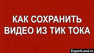 Как сохранить видео из Тик Тока