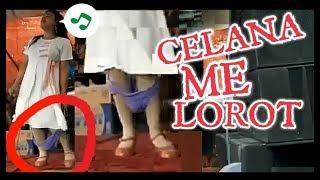 VIDEO LUCU CELANA MELOROT DI PANGGUNG dangdut 