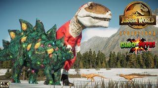 HOLIDAY DINOSAURS SHOWCASE | SHOWCASE | JURASSIC WORLD | JURASSIC PARK