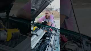 JUMPSTART a car with DRILL BATTERIES? #shorts