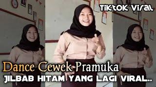 TIKTOK VIRAL | CEWEK BAJU PRAMUKA JILBAB HITAM