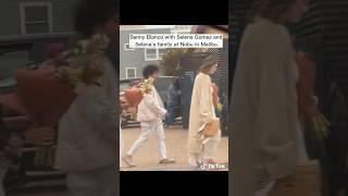 Benny gives Selena a bouquet of flowers#selenagomez #bennyblanco #shorts #love #couple #fyp