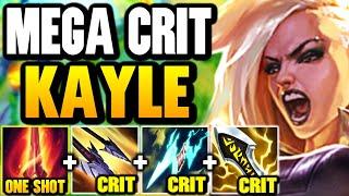 THIS CRIT KAYLE BUILD TURNS YOUR HEALTHBAR TO DUST! (ONE E = 2500 DAMAGE)