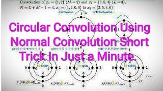 Circular Convolution Using Normal Convolution Short Trick.