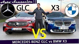 Comparatica Mercedes Benz GLC 2024 vs BMW X3 2024. ¿Quién es el rey de los SUVs Premium Alemanes ?