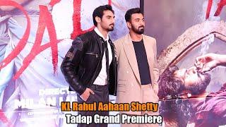 KL Rahul Comes With Future Brother In Law Ahaan Shetty's Launch Film Tadap Prem..Athiya Shetty Boyfr