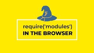 Browserify Tutorial - Using require() In The Browser