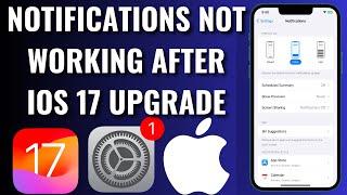How To Fix Notifications Not Working After iOS 17 Upgrade