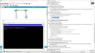 2.7.6 Packet Tracer - Implement Basic Connectivity