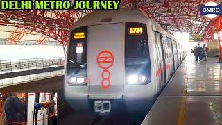 ladki ki ulti harkarte Delhi metro journey rohini west to noida sector 18 red violet blue line