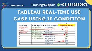 Tableau - Real-Time Use Case Calculations in Tableau with IF Conditions