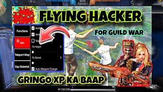 FREE FIRE HACK FOR GUILD WAR| AUTO HEADSHOT | FLYING HACK| #viral #flyinghackerfreefire.