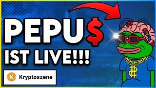 $Pepu ist Live und knackt 200 Mio $ Marktkapitalisierung! Dieser Presale profitiert! Pepe Unchained!