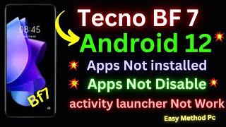 Tecno Spark Go 2023 (BF7) Frp Bypass Android 12 with Pc| New security update 2024