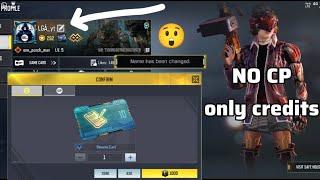 How to change name in Codm FREE (NO CP) [Real]?!