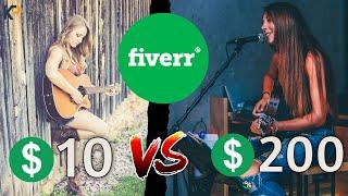 $10 vs $200 Fiverr Artists Singing Comparison