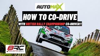 How to Co-drive and Recce for a Rally