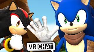 Shadow Meets Boom Sonic! (VR Chat)