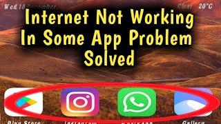 Fix Internet Not Working in Some Apps Problem Solved 2024