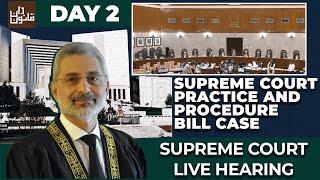  Live Supreme Court Full Court Day 2 - Supreme Court Practice & Procedure Bill, 2023 Case