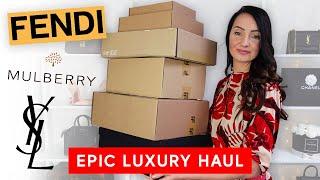 LUXURY HAUL 2 DESIGNER BAGS  ft. Mulberry, Fendi, Zara, YSL, Farfetch