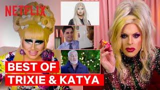 Best Of Drag Queens Trixie Mattel & Katya React To TV | Netflix