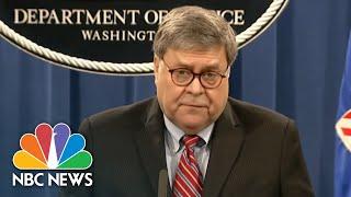 AG Barr: No Need For A Special Counsel In Hunter Biden Investigation | NBC Nightly News