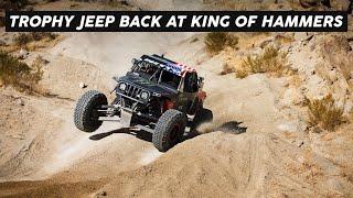 RACING THE TROPHY JEEP AGAINST TROPHY TRUCKS AND 6100'S | KING OF HAMMERS | CASEY CURRIE VLOG