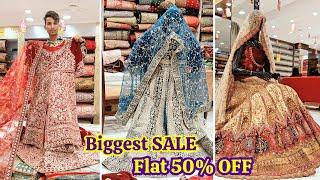 Hyderabad Biggest SALE | Flat 50% OFF | Designer Bridal Long Koti Sharara Collection Single Courier